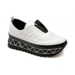 Pantofi casual GRYXX albi, 210YZ19, din piele naturala