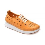 Pantofi casual GRYXX galbeni, 1543110, din piele naturala