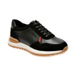 Pantofi casual OTTER negri, 2783, din piele naturala