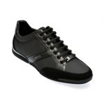 Pantofi sport BOSS negri, 8265, din material textil