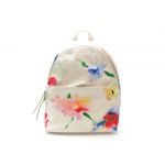 Rucsac DESIGUAL alb, SAKP14, din piele ecologica