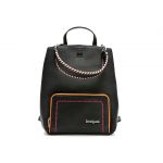 Rucsac DESIGUAL negru, SAKP20, din piele ecologica