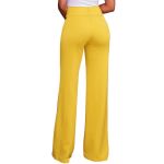 Pantaloni Evazati Emanuela - Galben