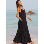 Rochie De VarÄƒ Maxi Yasmine, NeagrÄƒ