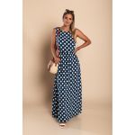 Rochie Dottie - Albastru Inchis
