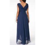 Rochie Midi Eleganta Graciana, Albastru Inchis