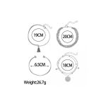 Set De 4 Bratari, Diverse Modele Evenne, Argintiu