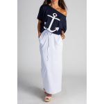 Set Din Tricou Si Fusta Cu Imprimeu De AncorÄƒ, Cassio