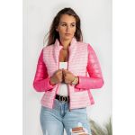 Geaca Scurta Matlasata Cu Detalii Decorative Juara, Fucsia