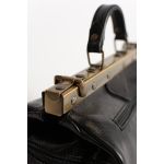 Geanta Din Piele Naturala, Genevive, Neagra