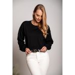 Hanorac Sport Cu MÃ¢necÄƒ LungÄƒ Din Bumbac Avesta, Negru