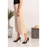 Pantaloni Eleganti 3/4 Navolata, Bej