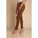 Pantaloni Lungi Eleganti Cu Elastic La Talie Soarisa, Maro