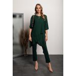 Set TunicÄƒ ElegantÄƒ È˜i Pantaloni Lungi Claudette, Verde