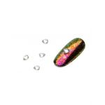 Cristale pentru unghii Inimioare Multicolor Nr 12 Set 5 buc