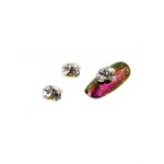 Cristale pentru unghii Multicolor Nr 91 Set 3 buc