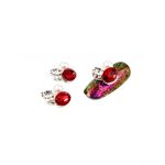 Cristale pentru unghii Red Crystal Nr 83 Set 3 buc