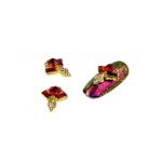 Cristale pentru unghii Red Crystal Nr 97 Set 3 buc