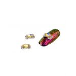 Cristale pentru unghii Yellow Crystal Nr 48 Set 3 buc