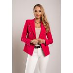 Blazer Cu Guler Clasic Caorla, Fucsia
