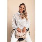 Bluza Eleganta Cu Imprimeu Callafela, Alba