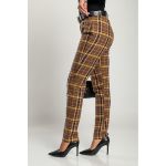 Pantaloni Lungi Eleganti Drepti Piavona, Mustar