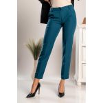 Pantaloni Lungi Eleganti Drepti Tordina, Albastru-Petrol