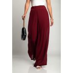 Pantaloni Lungi Eleganti Veronna, Visiniu