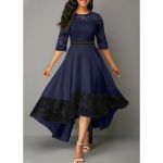 Rochie  Bianca, Albastru Inchis