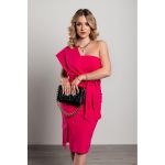 Rochie Midi Eleganta Triona, Fucsia