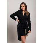 Rochie Mini Eleganta Cu Talie Larga Rubya, Neagra