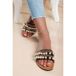 Sandale Cu Detalii Decorative Goiania, Negri