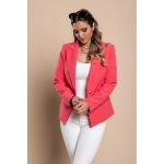 Blazer Cu Guler Clasic, Coral