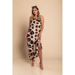 Rochie LungÄƒ Cu Imprimeu, Leopard