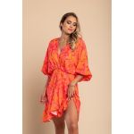 Rochie Mini Eleganta Cu Imprimeu Toretta, Fucsia
