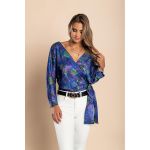 Bluza Eleganta Cu Imprimeu Roveretta, Mov