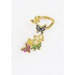 Cercei Eleganti In Forma De Fluturi Mici, Multicolor