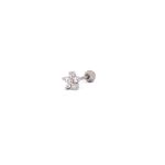 Cercel Mini Elegant, Culoare Argintie