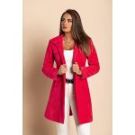 Palton Elegant Nusca, Fucsia