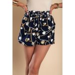 Pantaloni ScurÈ›i Cu Model, Albastru ÃŽnchis