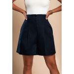 Pantaloni ScurÈ›i Cu Talie ÃŽnaltÄƒ, Albastru