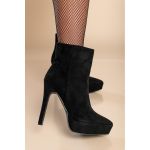 Botine Elegante Cu Toc ÃŽnalt, Negre