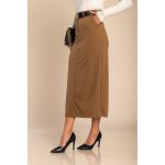 Fusta Midi Eleganta, Camel