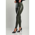 Leggings La ModÄƒ Din ImitaÈ›ie De Piele, Verde MÄƒsliniu