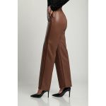 Pantaloni Din Imitatie De Piele, Maro