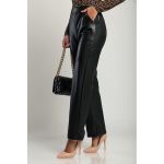 Pantaloni Din Imitatie De Piele, Negri