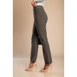 Pantaloni Eleganti Cu Imprimeu, Gri