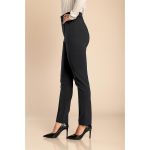 Pantaloni Eleganti Cu Talie Elastica, Negri