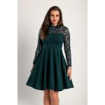 Rochie Midi Cu DantelÄƒ, Verde