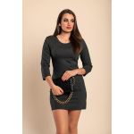 Rochie Mini LejerÄƒ Cu MÃ¢neci Largi, Gri